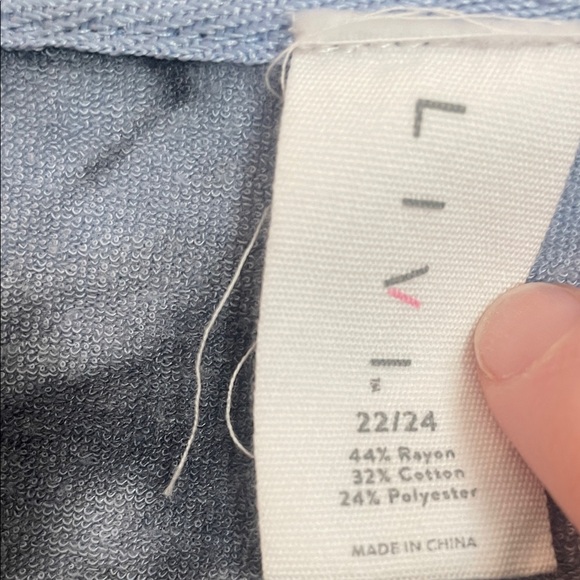 Livi Active Blue Tie-Dye Long Sleeve Tee - Picture 2 of 4